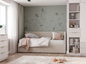 Диван-кровать Бенто (крем) в Марусино - marusino.mebel-nsk.ru | фото