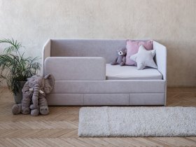 Диван-кровать Happy (светло-серый) в Марусино - marusino.mebel-nsk.ru | фото