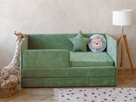 Диван-кровать Happy (зеленый) в Марусино - marusino.mebel-nsk.ru | фото