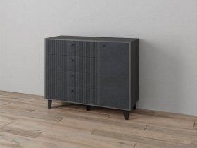 Комод «Катрин-13» (графит/гранит лофт) в Марусино - marusino.mebel-nsk.ru | фото