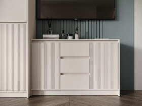 Комод КМ-003 Мирен (кашемир/матовая моно керамика) в Марусино - marusino.mebel-nsk.ru | фото