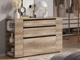 Комод КМ-06 Энигма (венге/дуб каньон) в Марусино - marusino.mebel-nsk.ru | фото