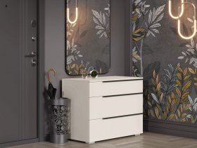 Комод с 3 ящиками Айри КМ-001 (кашемир) в Марусино - marusino.mebel-nsk.ru | фото