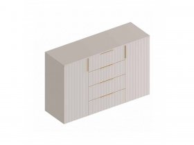 Комод с 4 ящ., 2створ. «Тефия» (тефия/софт сантьяго) в Марусино - marusino.mebel-nsk.ru | фото