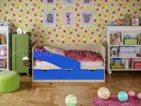 Кровать детская Бабочки 2,0 м в Марусино - marusino.mebel-nsk.ru | фото