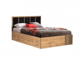 Кровать двуспальная с подъем. мех. 1,6 м Либерти 51.20 в Марусино - marusino.mebel-nsk.ru | фото