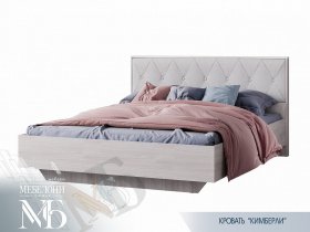 Кровать двуспальная 1,6м Кимберли КР-13 в Марусино - marusino.mebel-nsk.ru | фото