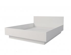Кровать двуспальная Мебелевс 1,6 м (белый) в Марусино - marusino.mebel-nsk.ru | фото
