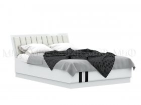 Кровать двуспальная с подъем.мех. 1,6м Магнолия в Марусино - marusino.mebel-nsk.ru | фото