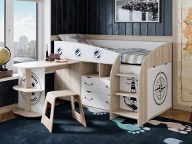 Кровать комбинированная «Немо» в Марусино - marusino.mebel-nsk.ru | фото