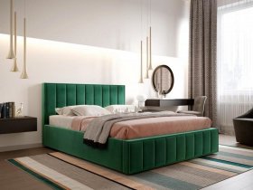 Кровать мягкая 1,4 Вена стандарт, вар.1 в Марусино - marusino.mebel-nsk.ru | фото