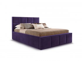 Кровать мягкая 1,6 Октавия стандарт, вар.3 в Марусино - marusino.mebel-nsk.ru | фото