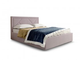 Кровать мягкая 1,6 Сиеста стандарт, вар.1 в Марусино - marusino.mebel-nsk.ru | фото