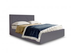 Кровать мягкая 1,6 Сиеста стандарт, вар.3 в Марусино - marusino.mebel-nsk.ru | фото