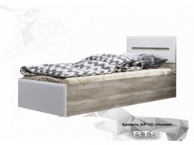 Кровать односпальная Наоми КР-12 в Марусино - marusino.mebel-nsk.ru | фото