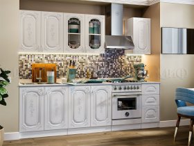 Кухонный гарнитур Лиза-2 (белый) в Марусино - marusino.mebel-nsk.ru | фото