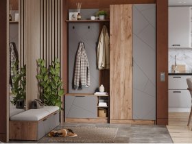 Модульная прихожая Орегон в Марусино - marusino.mebel-nsk.ru | фото