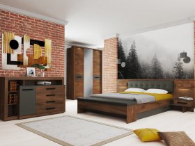 Модульная спальня Глазго в Марусино - marusino.mebel-nsk.ru | фото