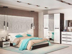 Модульная спальня Ким в Марусино - marusino.mebel-nsk.ru | фото