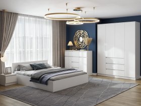 Модульная спальня Ницца в Марусино - marusino.mebel-nsk.ru | фото
