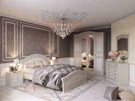 Модульная спальня Николь (Мебельград) в Марусино - marusino.mebel-nsk.ru | фото