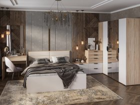 Модульная спальня Норд в Марусино - marusino.mebel-nsk.ru | фото