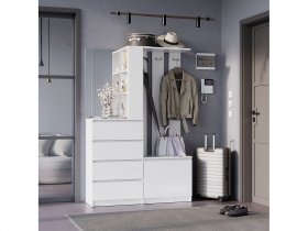 Прихожая Симпл ПР-04 (белый) в Марусино - marusino.mebel-nsk.ru | фото