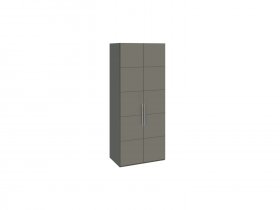 Шкаф для одежды с 2 дверями Наоми (джут/фон серый) СМ-208.07.03 в Марусино - marusino.mebel-nsk.ru | фото