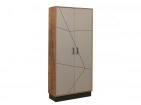 Шкаф двухстворчатый комбинированный для одежды Гамма  54.14 в Марусино - marusino.mebel-nsk.ru | фото