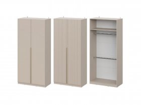 Шкаф ШК-100 Эккервуд (меланж) в Марусино - marusino.mebel-nsk.ru | фото