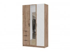 Шкаф трехстворчатый 1200 ШК-03 Орегон в Марусино - marusino.mebel-nsk.ru | фото