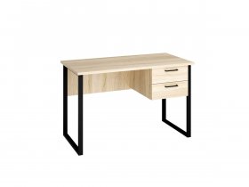 Стол компьютерный Ст152 (дуб сонома/черный муар) в Марусино - marusino.mebel-nsk.ru | фото