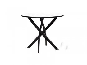 Стол обеденный Лион (мрамор белый/черный) в Марусино - marusino.mebel-nsk.ru | фото