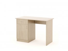 Стол письменный СП-01 (Биг) ясень шимо светлый в Марусино - marusino.mebel-nsk.ru | фото