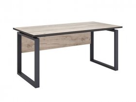 Стол руководителя Ст075.0 Гермес лофт (дуб крафт серый) в Марусино - marusino.mebel-nsk.ru | фото