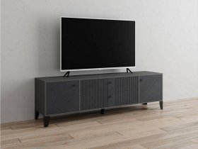 Тумба под ТВ Парус-10 (графит/гранит лофт) в Марусино - marusino.mebel-nsk.ru | фото