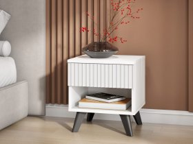 Тумба прикроватная Эккервуд (белый) в Марусино - marusino.mebel-nsk.ru | фото